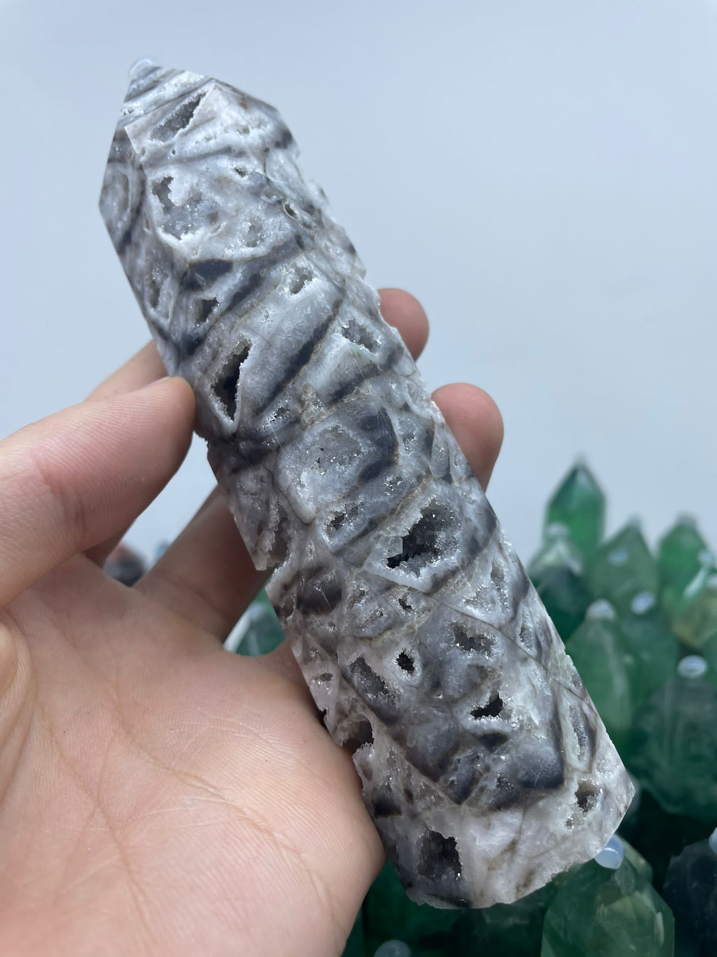 Sphalerite tower